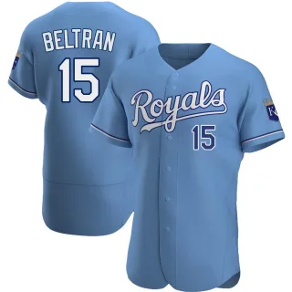 Authentic Men's Carlos Beltran Kansas City Royals Alternate Jersey - Light Blue