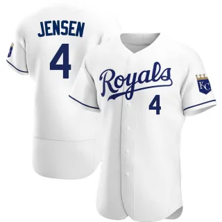 Authentic Men's Carter Jensen Kansas City Royals Home Jersey - White