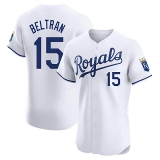 Elite Men's Carlos Beltran Kansas City Royals Home Jersey - White