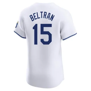 Elite Men's Carlos Beltran Kansas City Royals Home Jersey - White