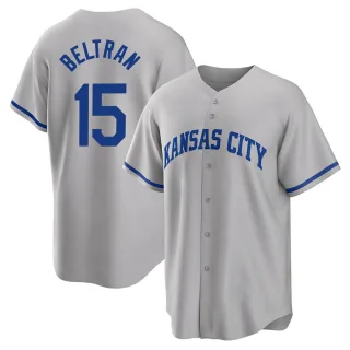 Replica Men's Carlos Beltran Kansas City Royals 2022 Road Jersey - Gray