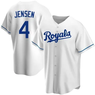 Replica Men's Carter Jensen Kansas City Royals Home Jersey - White